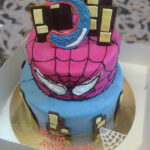 Gâteau au thème de spiderman