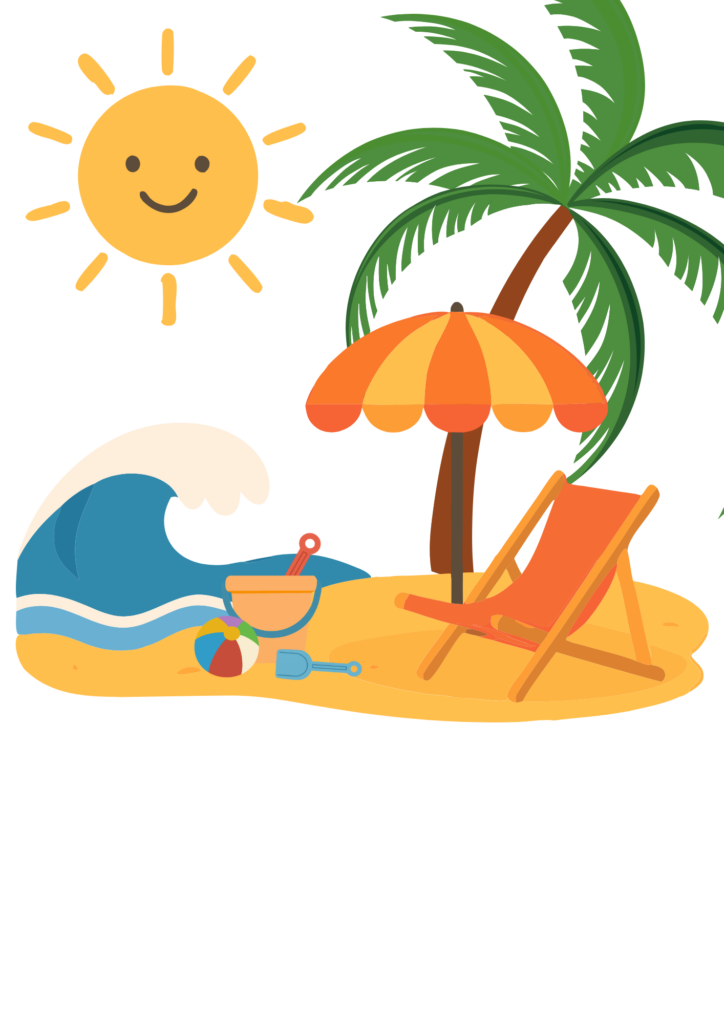 dessin évoque vacances